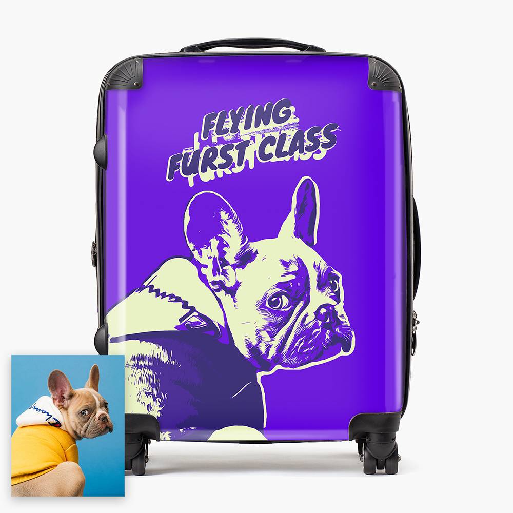 Fur - Ever Travel- Custom Large Check-In Suitcase-1 Fur - Ever Travel- Custom Large Check-In Suitcase-1 product photo