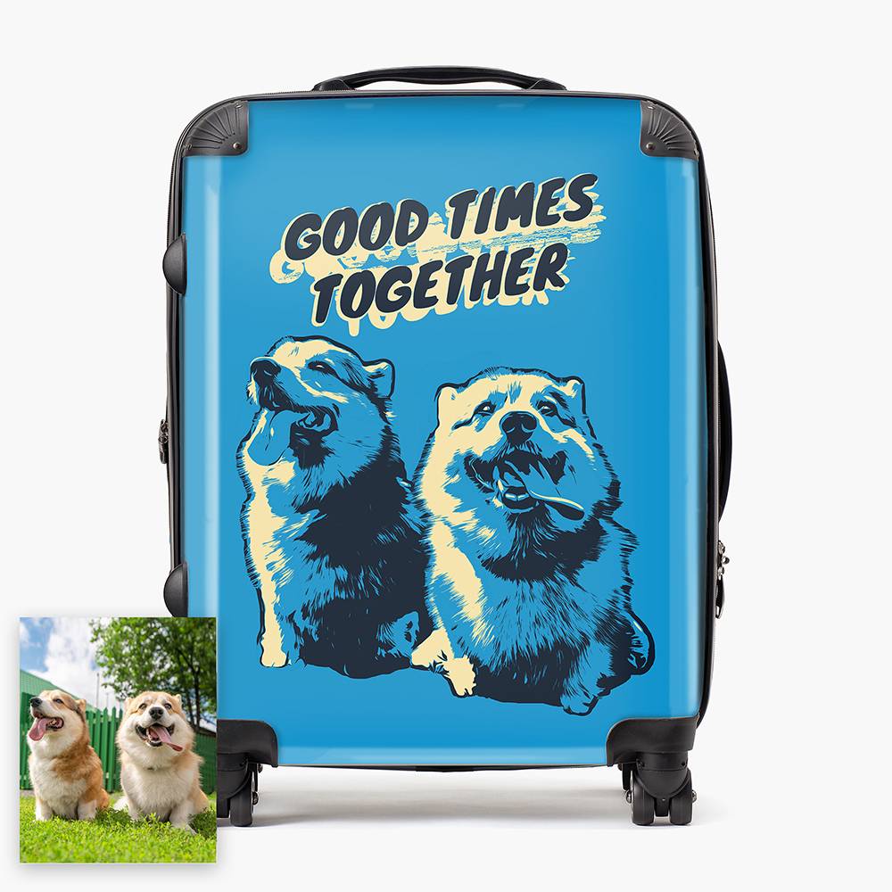 Fur - Ever Travel- Custom Large Check-In Suitcase-6 product photo