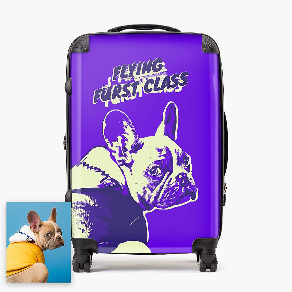 Fur - Ever Travel - Custom Medium Check-In Suitcase-10 product photo