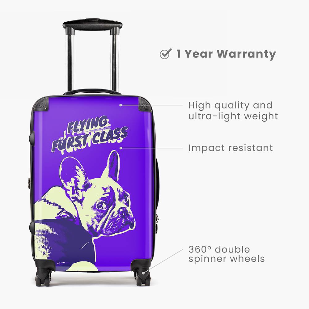 Fur - Ever Travel - Custom Medium Check-In Suitcase-9 Fur - Ever Travel - Custom Medium Check-In Suitcase-9 product photo