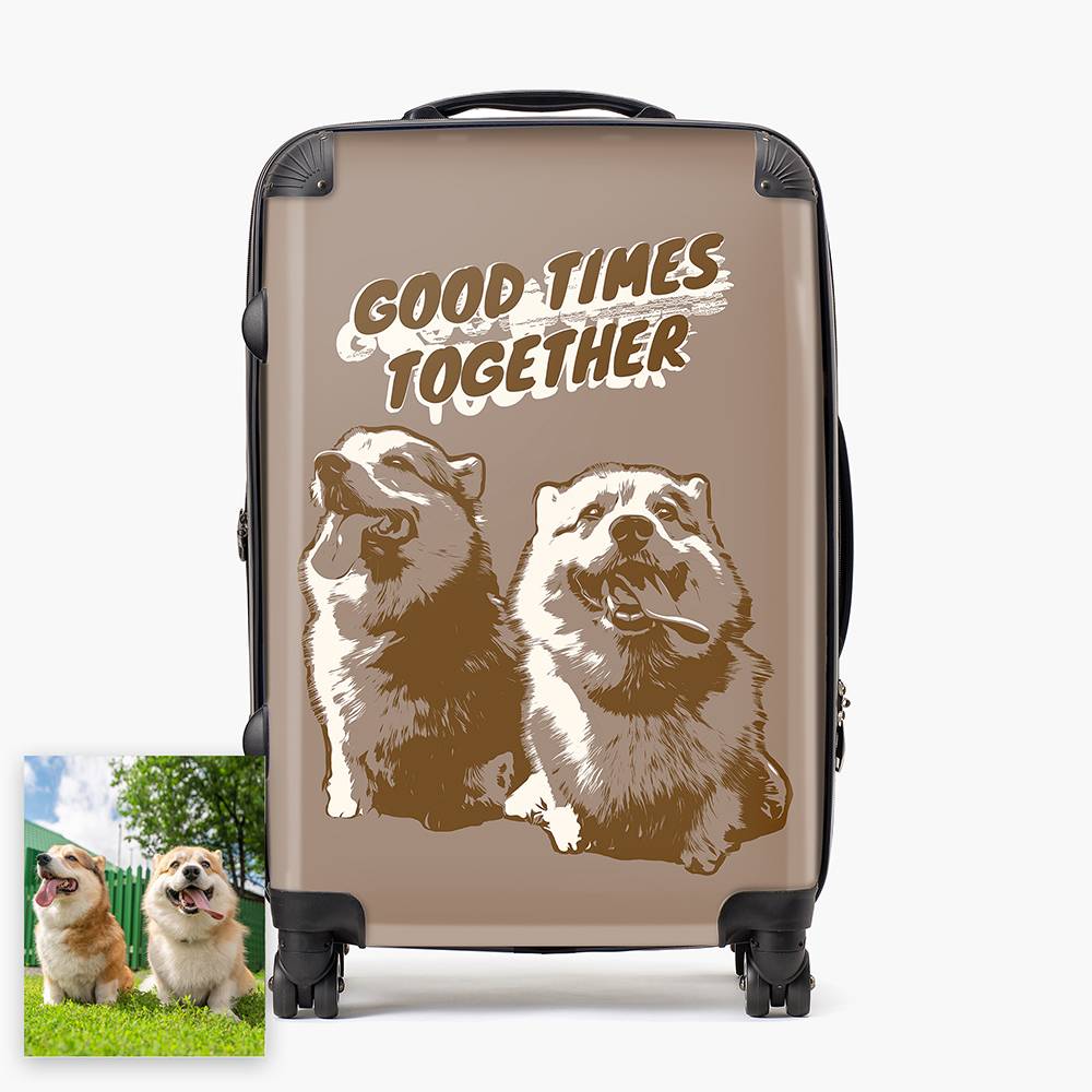Fur - Ever Travel - Custom Medium Check-In Suitcase-6 product photo
