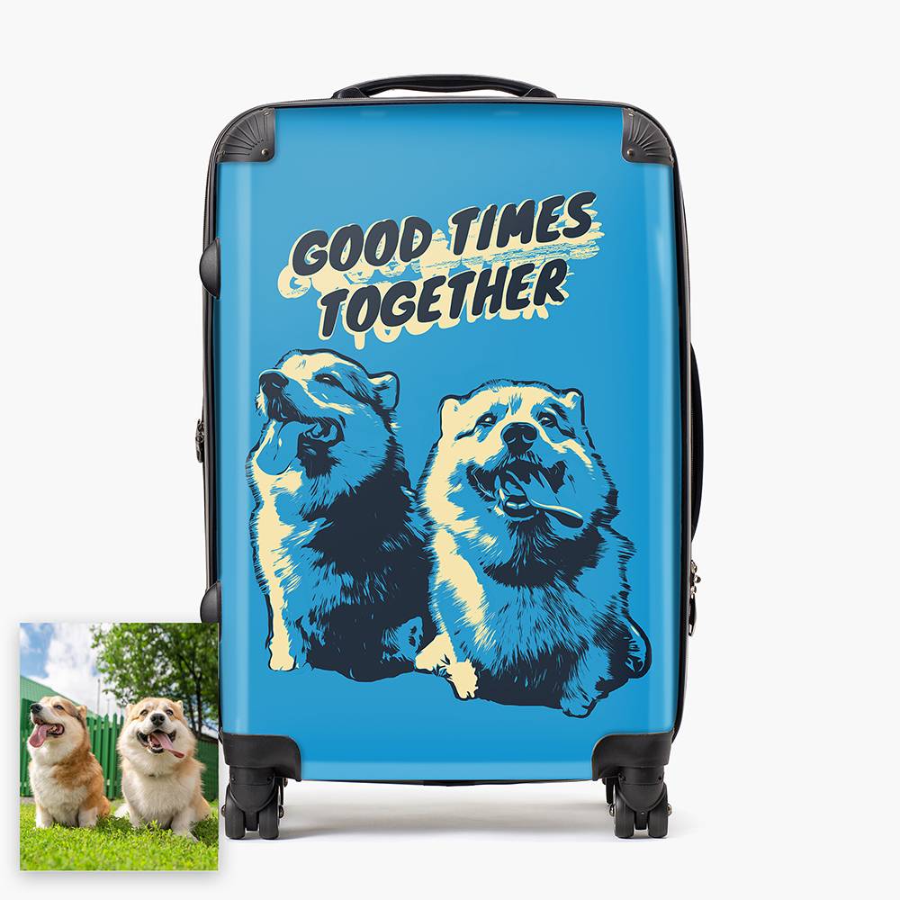 Fur - Ever Travel - Custom Medium Check-In Suitcase-1 Fur - Ever Travel - Custom Medium Check-In Suitcase-1 product photo
