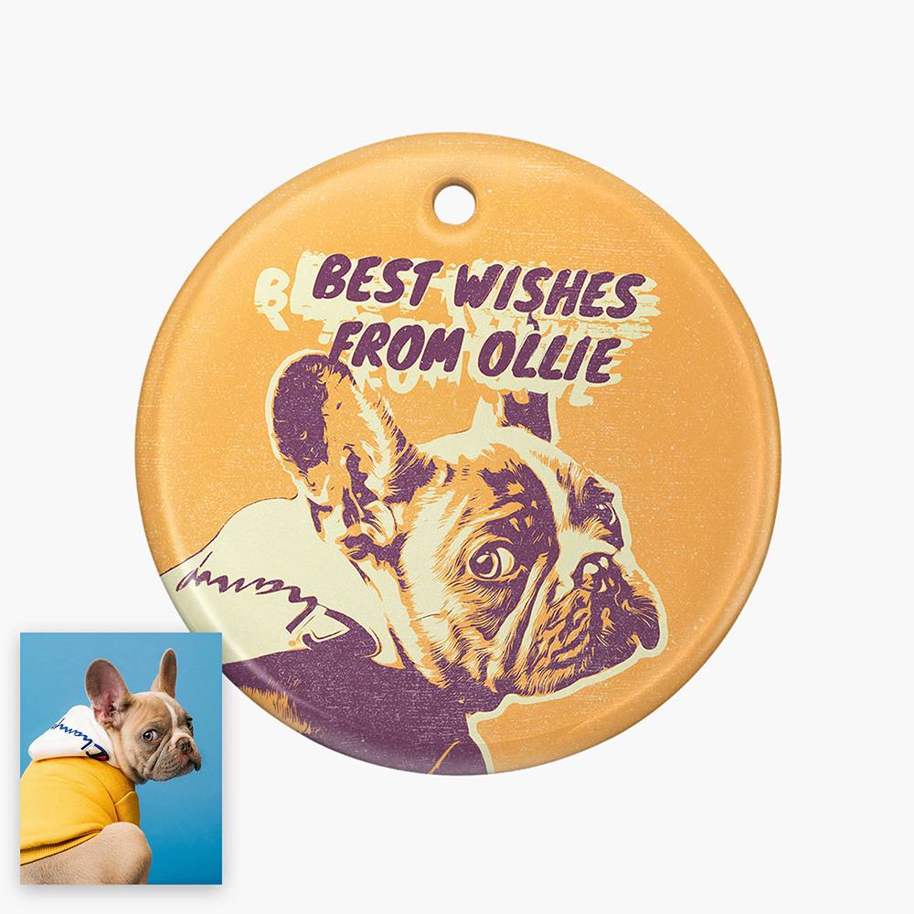 FurEver Friends Personalized Ceramic Ornament-4 product photo