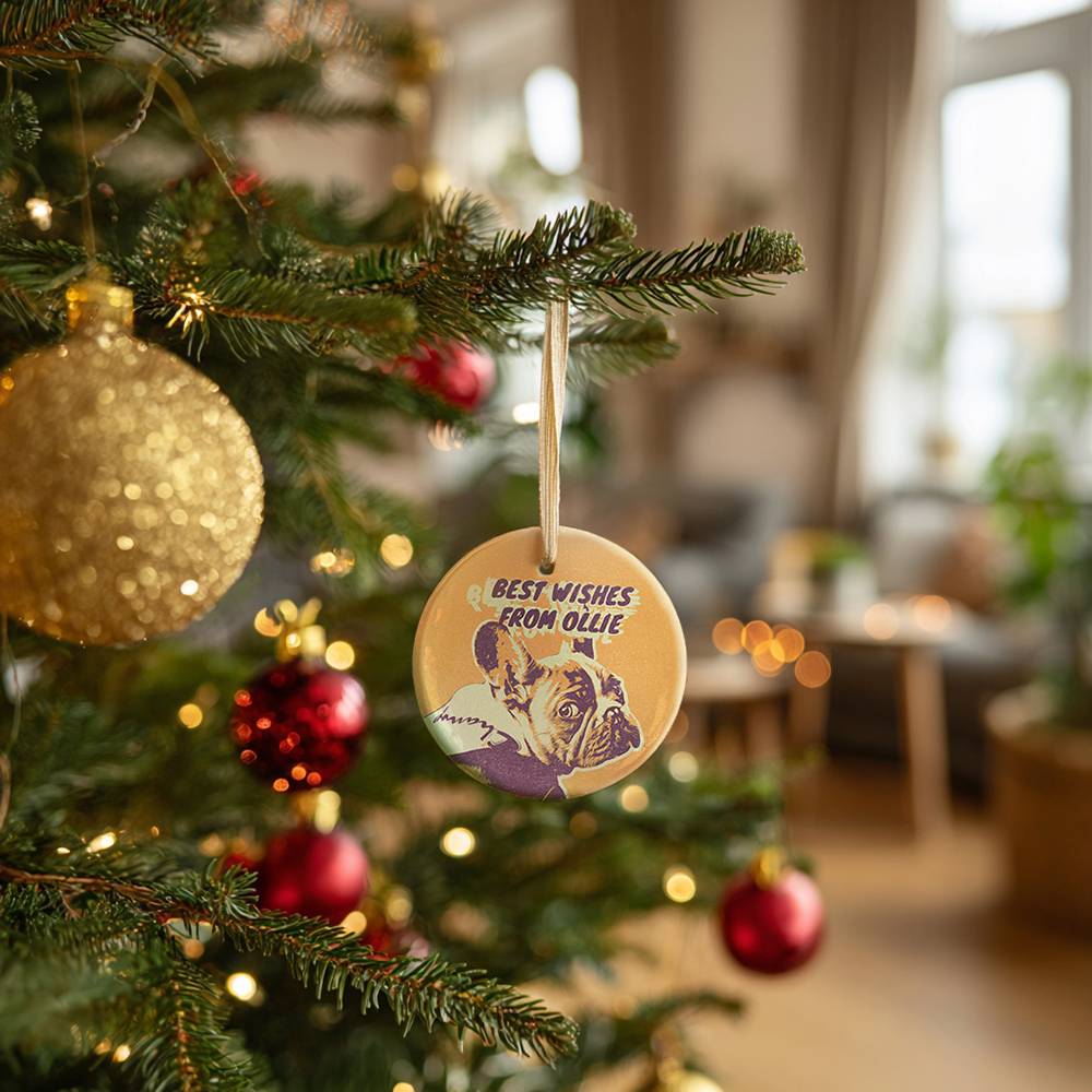 FurEver Friends Personalized Ceramic Ornament Set of Six-2 FurEver Friends Personalized Ceramic Ornament Set of Six-2 product photo