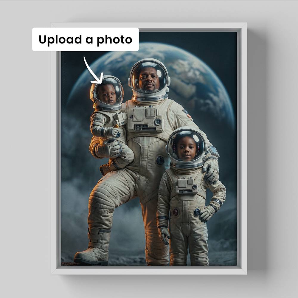 Among The Stars - Custom Portrait Canvas-3 product photo