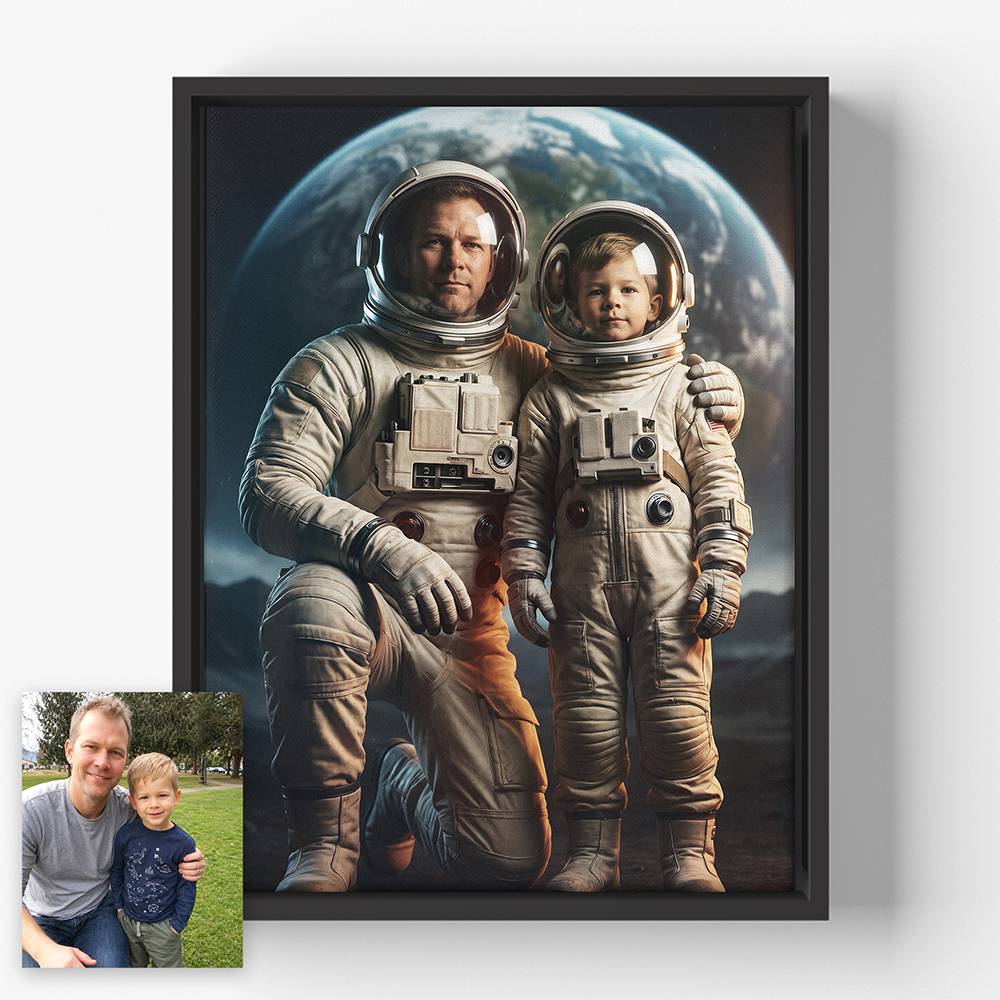 Among The Stars - Custom Portrait Canvas-1 product photo