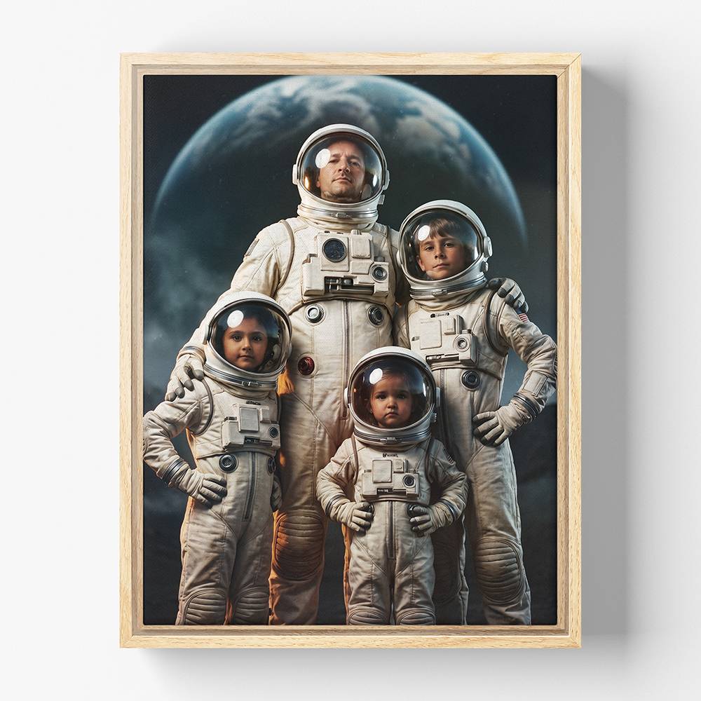 Among The Stars - Custom Portrait Canvas-5 product photo