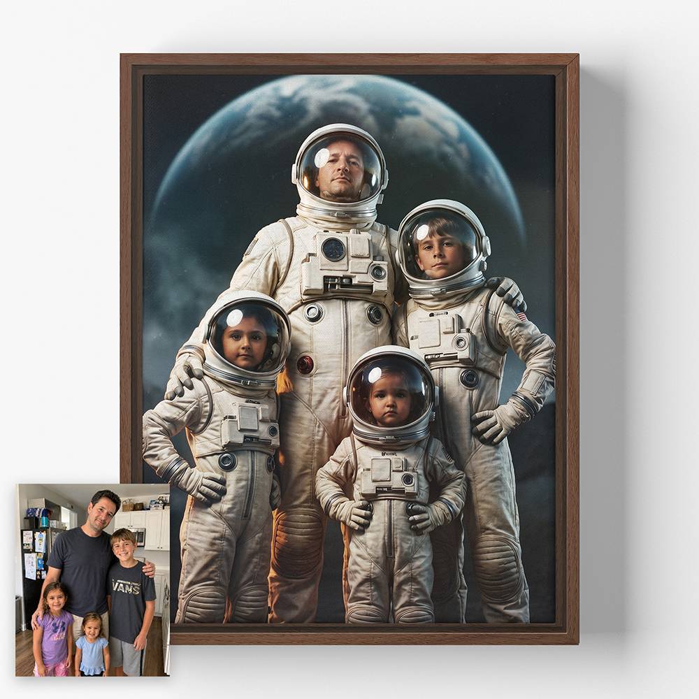 Among The Stars - Custom Portrait Canvas-6 product photo