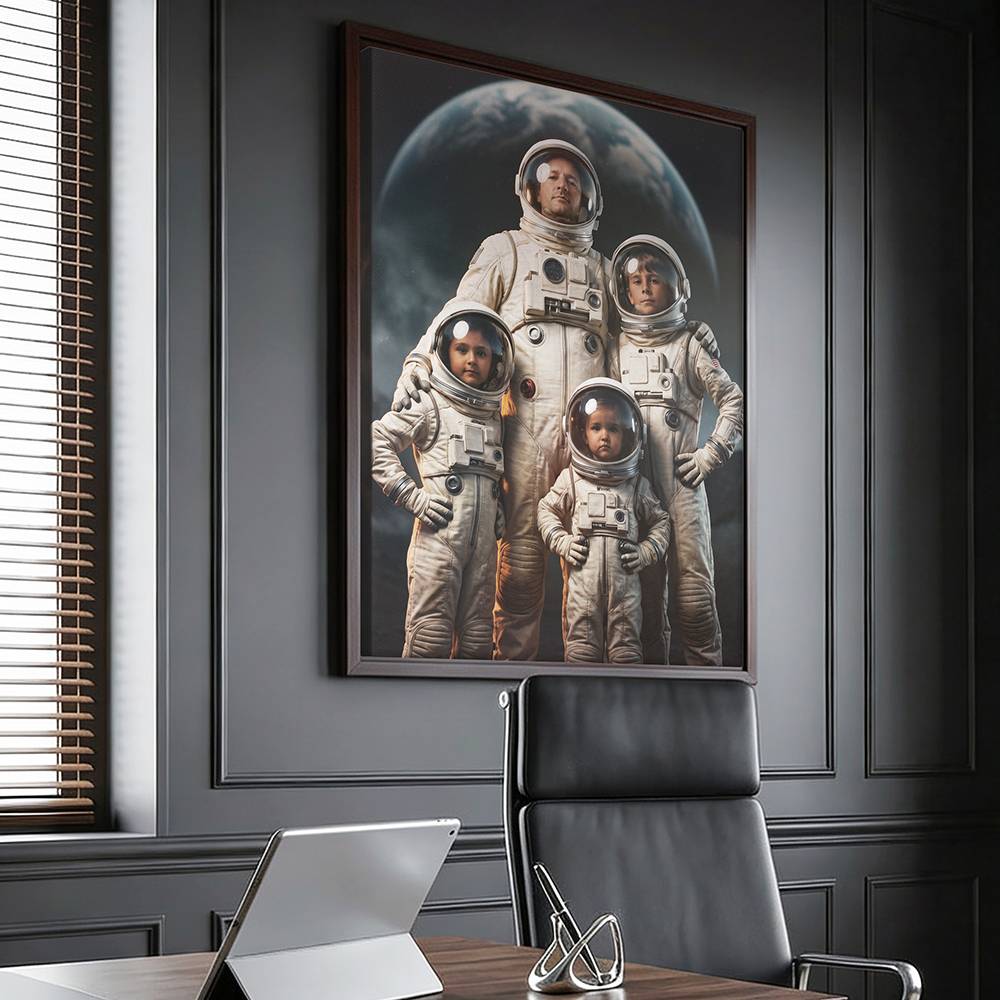 Among The Stars - Custom Portrait Canvas-7 product photo