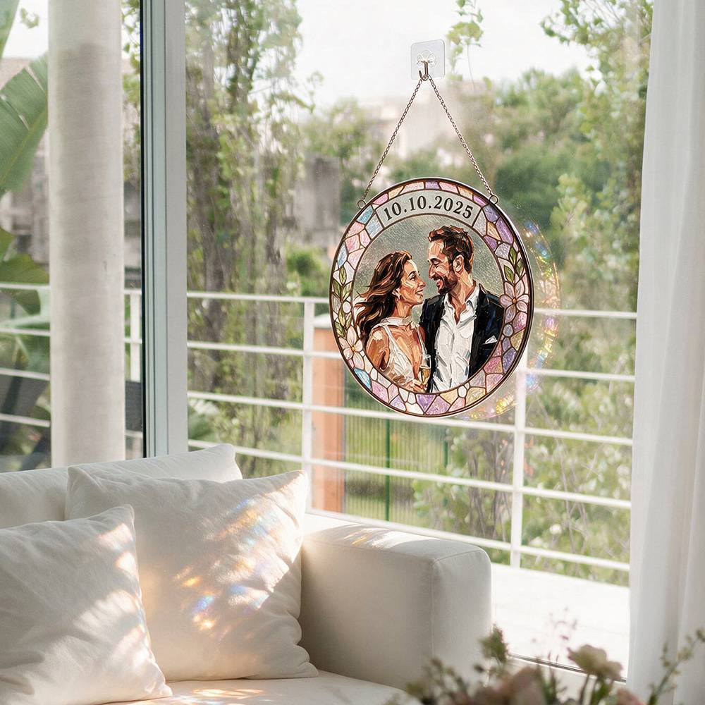 Love in Light – Custom Wedding Suncatcher-5 Love in Light – Custom Wedding Suncatcher-5 product photo