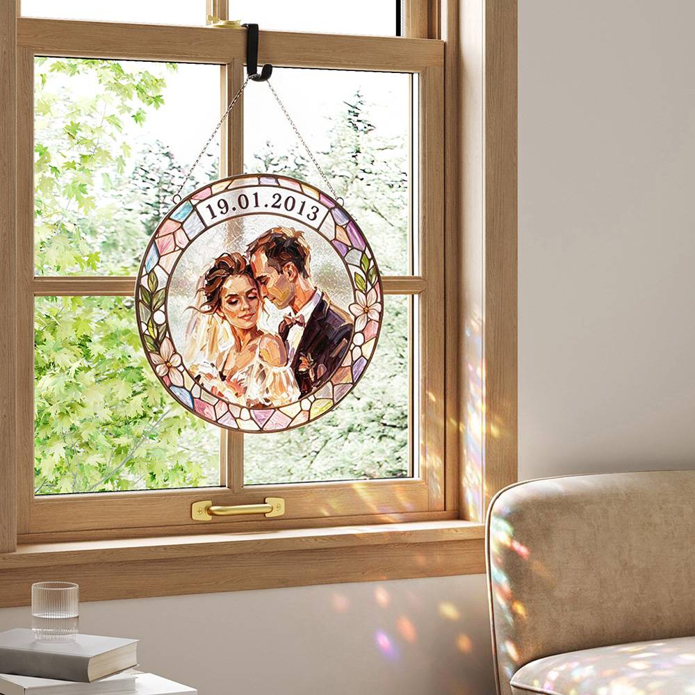 Love in Light – Custom Wedding Suncatcher-7 Love in Light – Custom Wedding Suncatcher-7 product photo