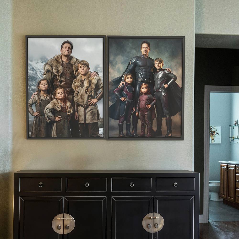 House of Heroes - Custom Portrait Canvas-5 product photo