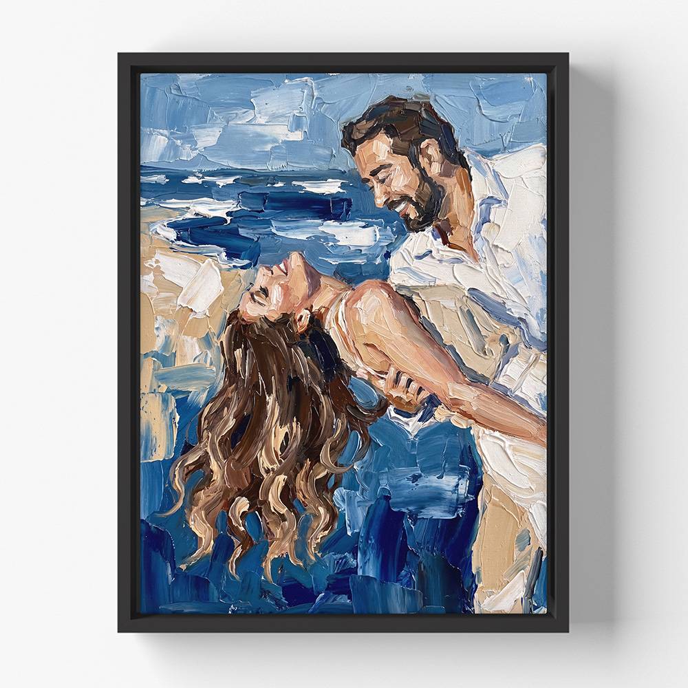 Hand-Embellished Oil Painting Canvas Wall Art-6 product photo