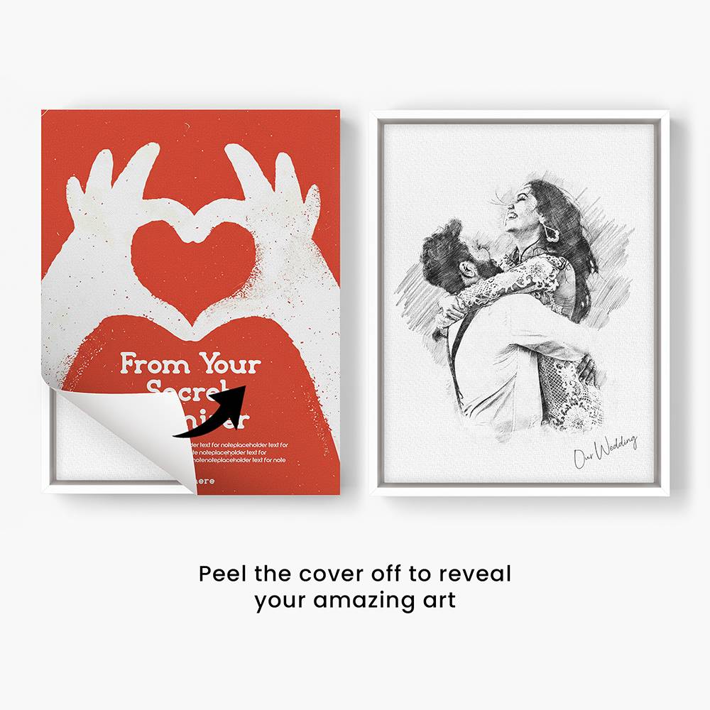 Hidden Hearts – Custom Peel-to-Reveal Canvas Cover-6 product photo