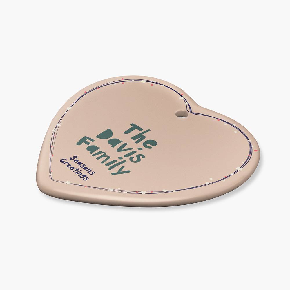 Warm Wishes – Custom Family Christmas Ornament Set of Three-7 product photo