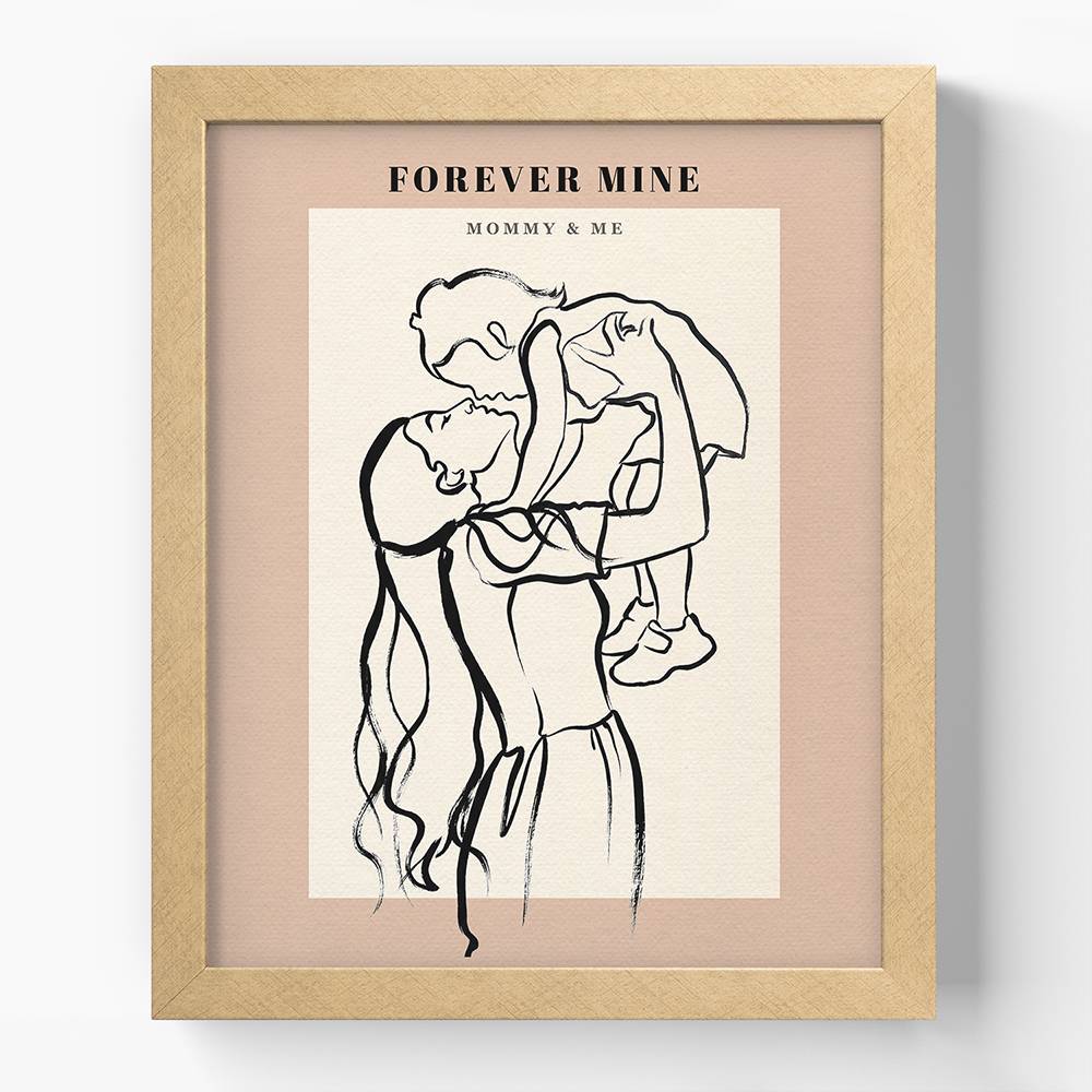 In One Stroke - Custom Portrait Print-3 product photo