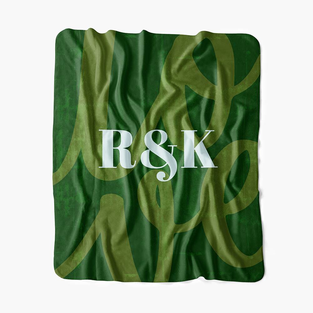 Initials of Love - Custom Blanket-2 product photo