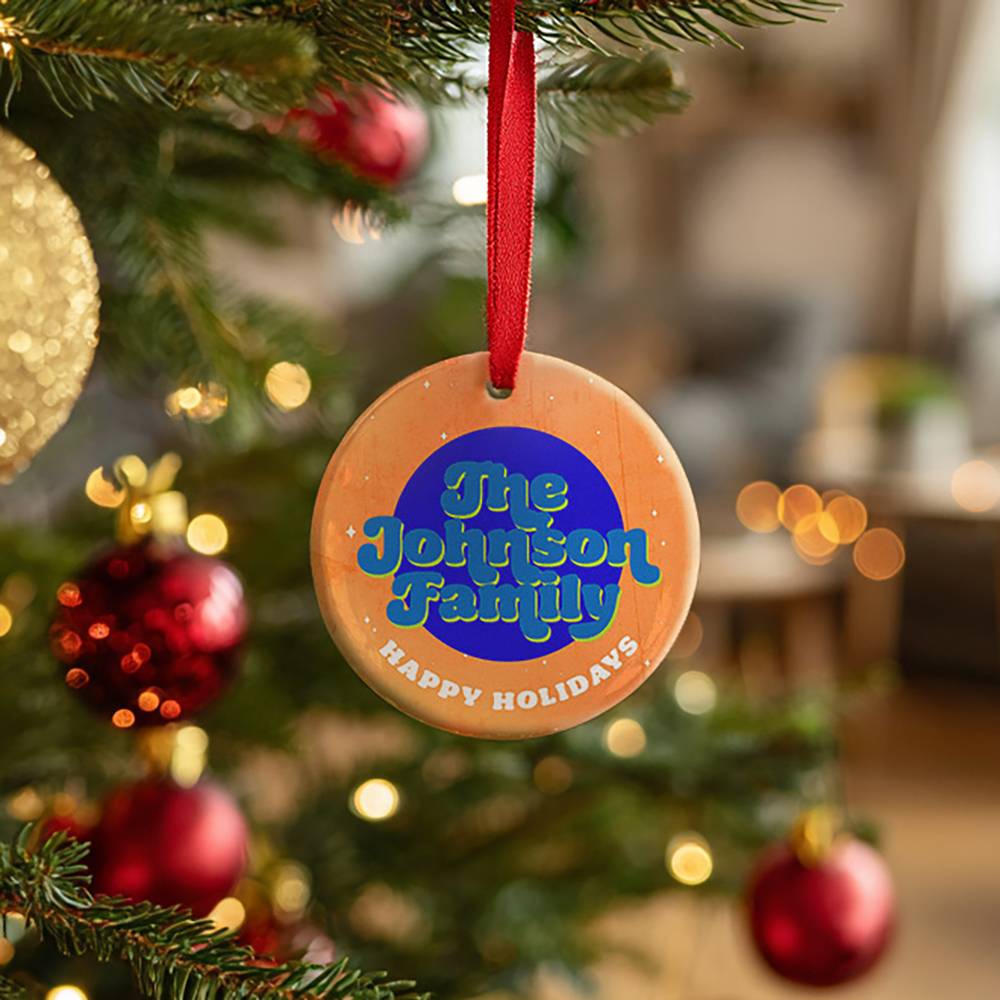 Joyful Traditions – Custom Family Christmas Ornament-3 product photo