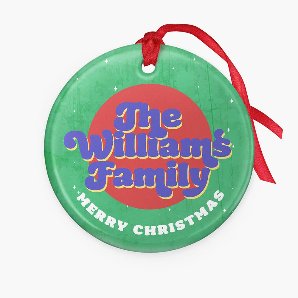 Joyful Traditions – Custom Family Christmas Ornament-4 product photo