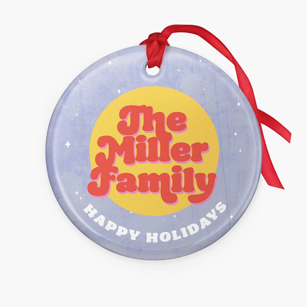 Joyful Traditions – Custom Family Christmas Ornament-5 product photo