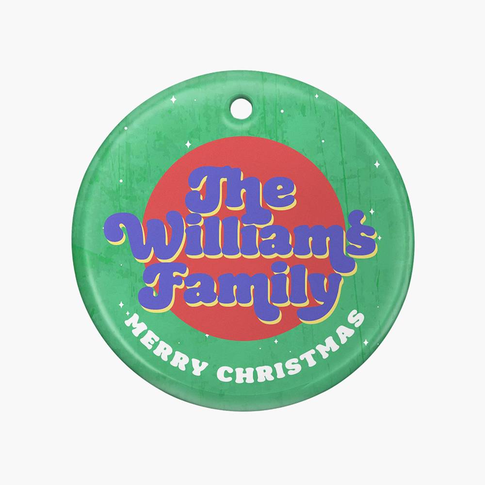 Joyful Traditions – Custom Family Christmas Ornament Set of Six-7 product photo
