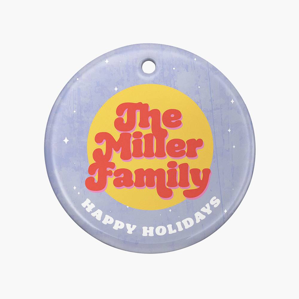 Joyful Traditions – Custom Family Christmas Ornament Set of Six-6 product photo
