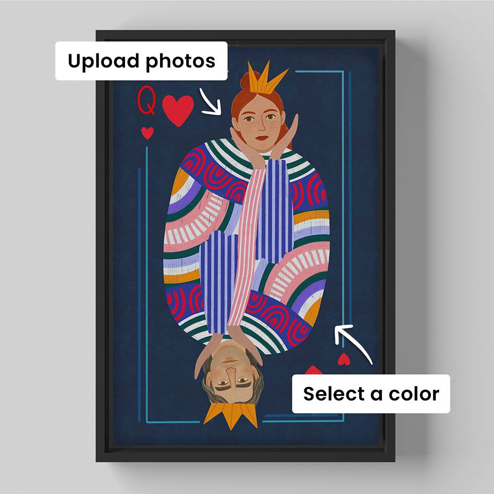 King and Queen - Custom Canvas-4 product photo