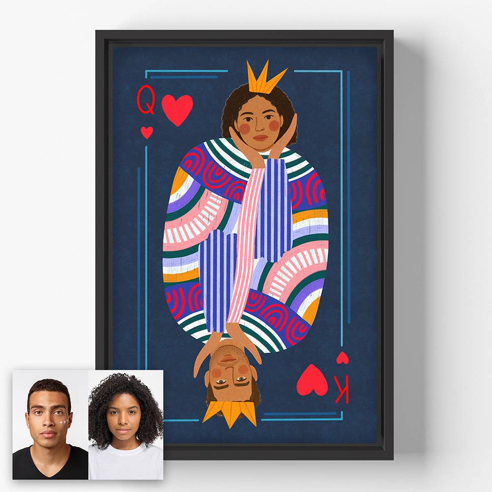 King and Queen - Custom Canvas-6 King and Queen - Custom Canvas-6 product photo