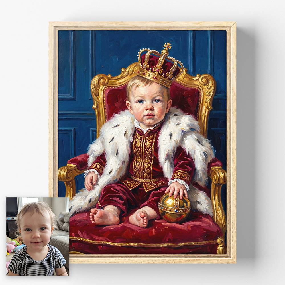 Little Royalty β Custom Portrait Canvas-8 Little Royalty β Custom Portrait Canvas-8 product photo