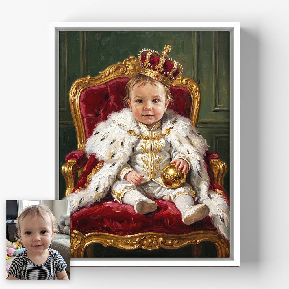 Little Royalty β Custom Portrait Canvas-1 Little Royalty β Custom Portrait Canvas-1 product photo