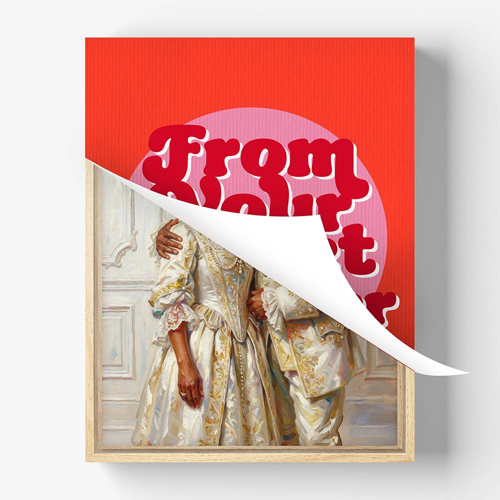 Love Uncovered – Custom Peel-to-Reveal Canvas Cover-5 product photo