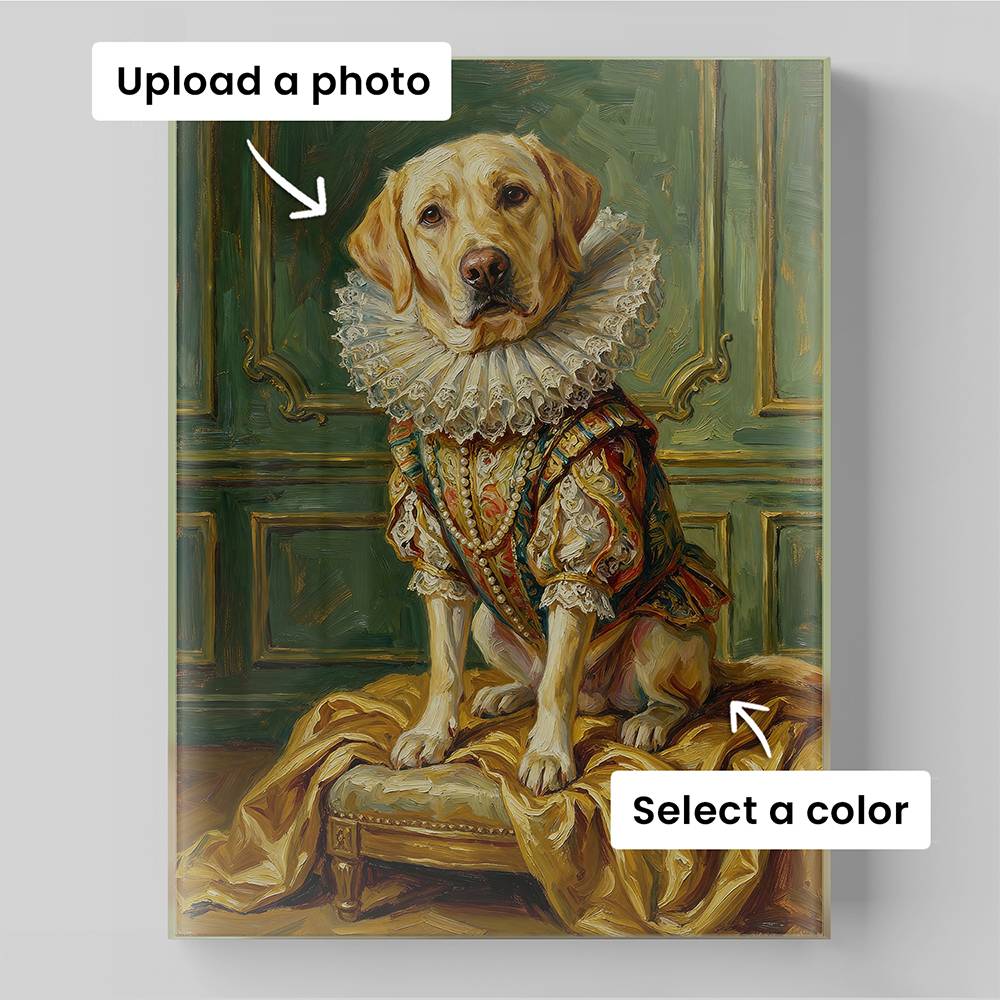 Majestic Beast - Custom Portrait Acrylic for Pets-1 product photo