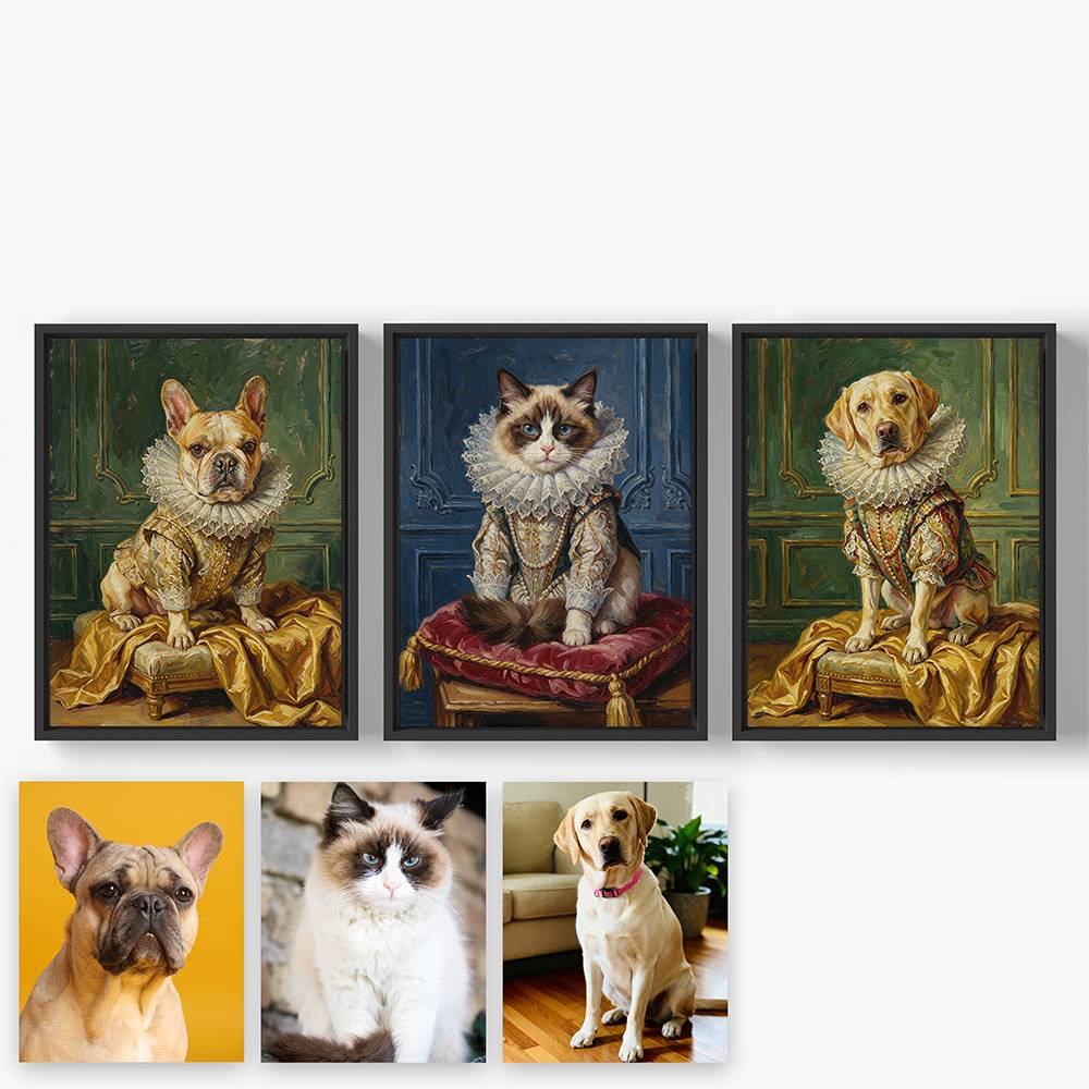 Majestic Beast - Custom Portrait Canvas for Pets-1 Majestic Beast - Custom Portrait Canvas for Pets-1 product photo