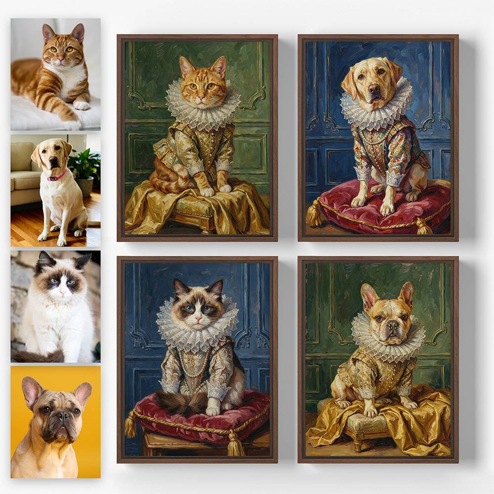 Majestic Beast - Custom Portrait Canvas for Pets-4 Majestic Beast - Custom Portrait Canvas for Pets-4 product photo