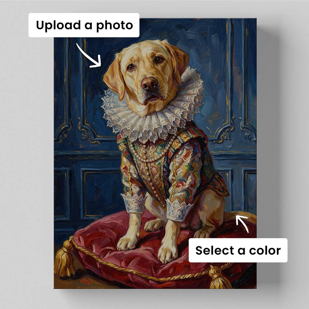 Majestic Beast - Custom Portrait Metal for Pets-3 product photo