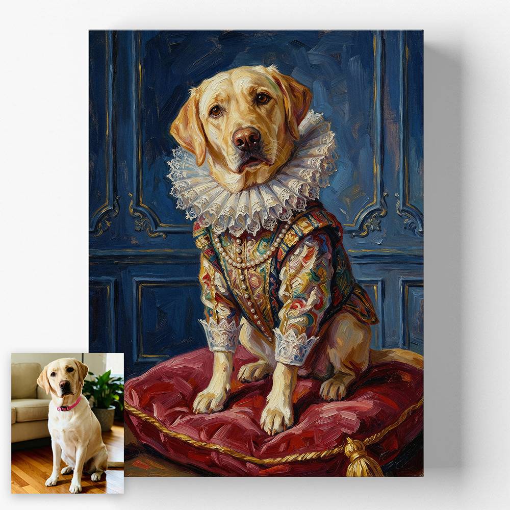Majestic Beast - Custom Portrait Metal for Pets-6 product photo