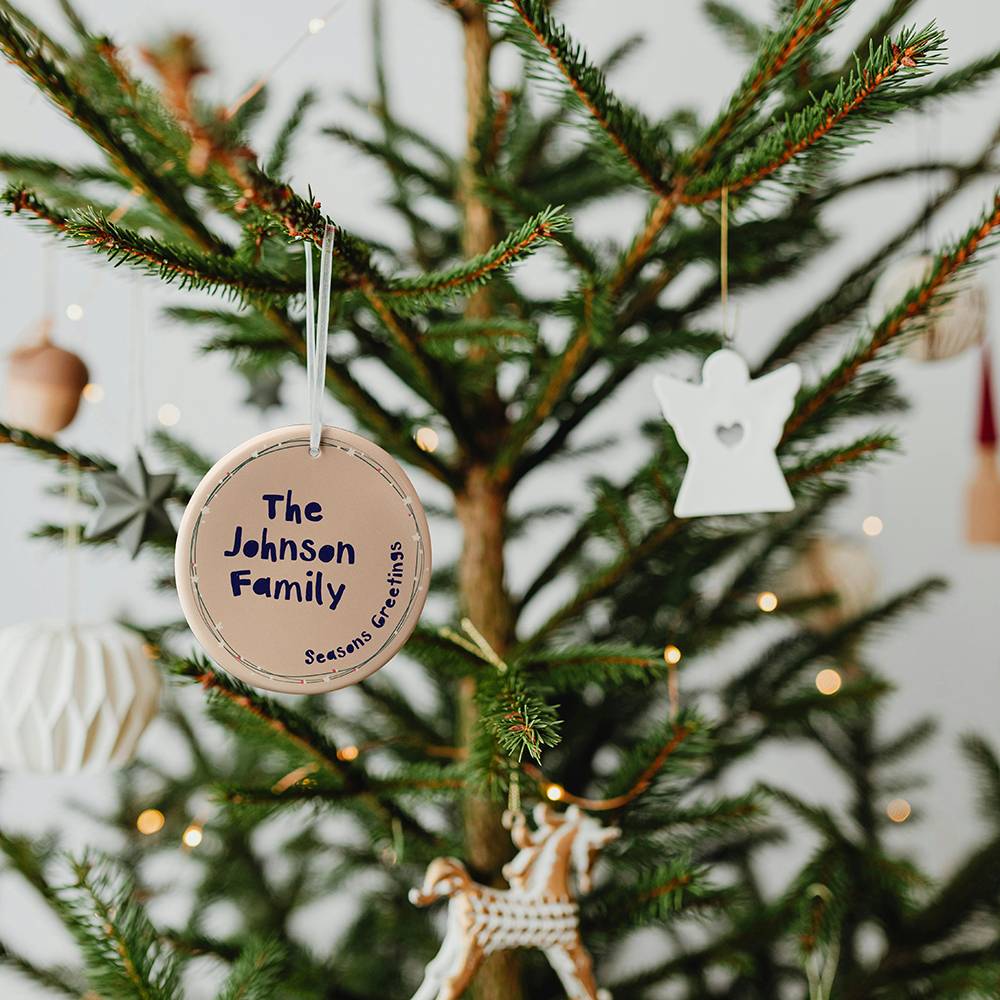 Merry & Bright – Custom Family Christmas Ornament Set of Six-4 Merry & Bright – Custom Family Christmas Ornament Set of Six-4 product photo