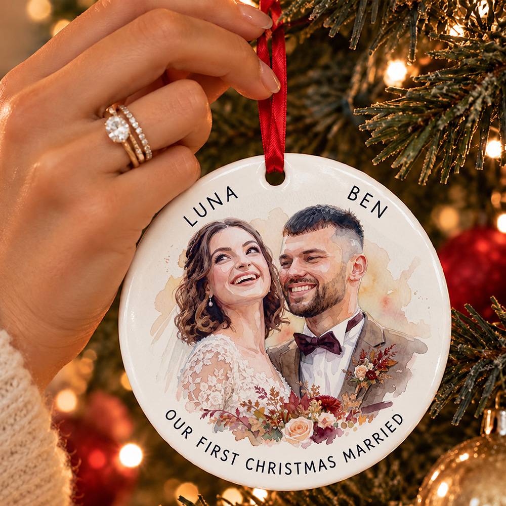 Our First Christmas Married Ornament