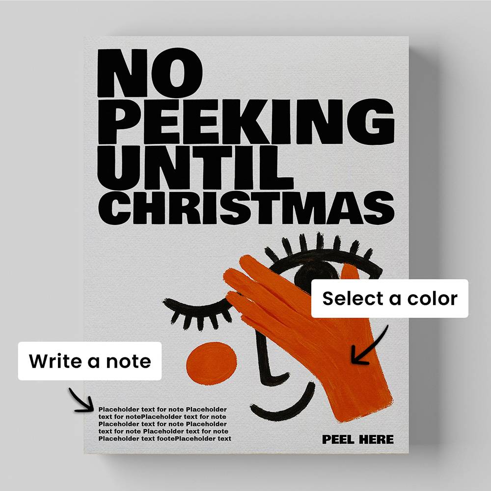 Merry Moment – Custom Peel-to-Reveal Canvas Cover-4 Merry Moment – Custom Peel-to-Reveal Canvas Cover-4 product photo