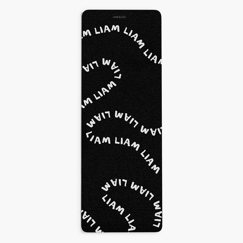 Mind Lines - Custom Name Yoga Mat-3 Mind Lines - Custom Name Yoga Mat-3 product photo