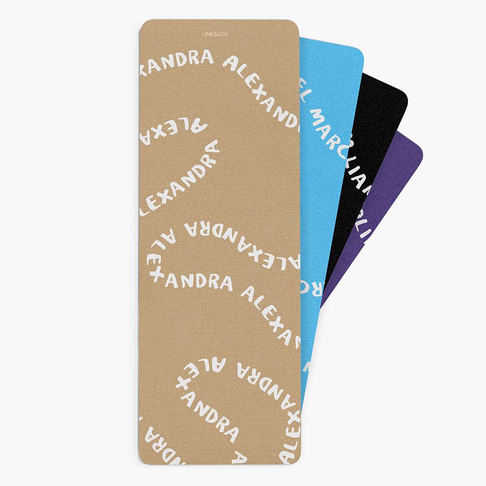 Mind Lines - Custom Name Yoga Mat-6 Mind Lines - Custom Name Yoga Mat-6 product photo