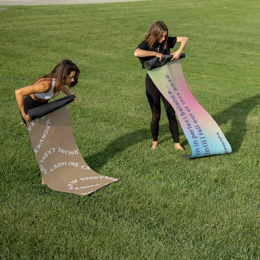 Mind Lines - Custom Name Yoga Mat-5 Mind Lines - Custom Name Yoga Mat-5 product photo
