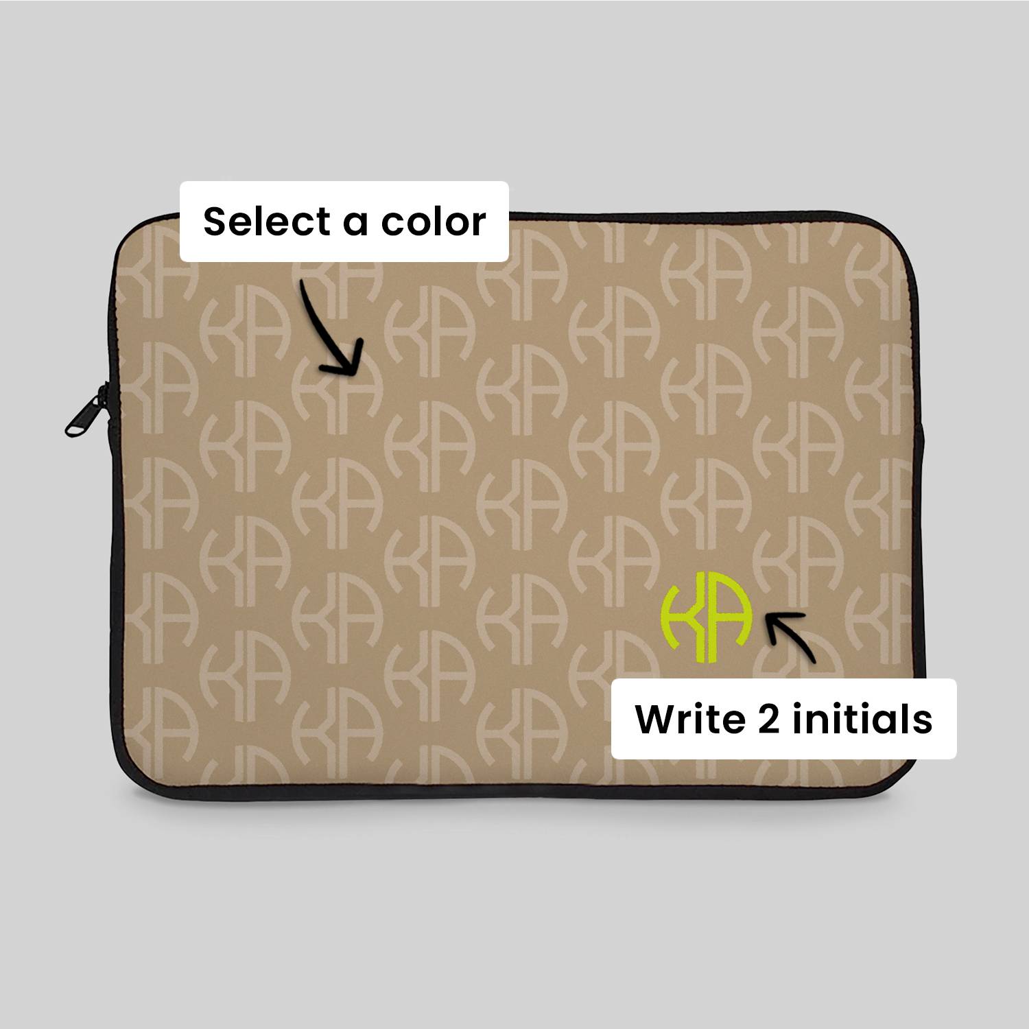 Mono Vibe - Custom Laptop Sleeve-3 product photo