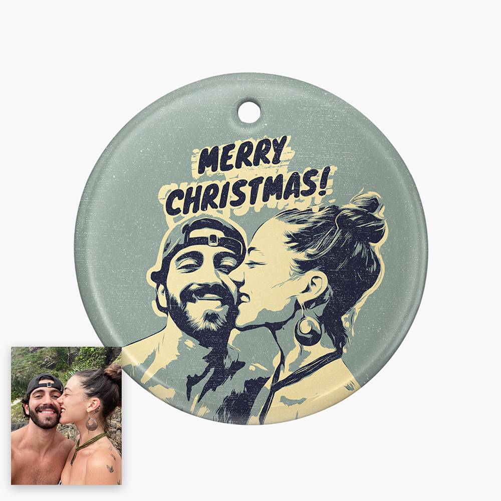 Pop Your Memories Personalized Ceramic Ornament-4 product photo