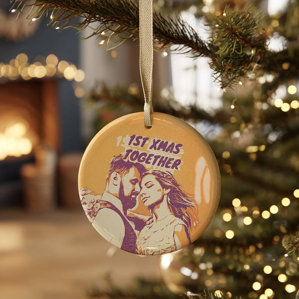 Pop Your Memories Personalized Ceramic Ornament-7 Pop Your Memories Personalized Ceramic Ornament-7 product photo