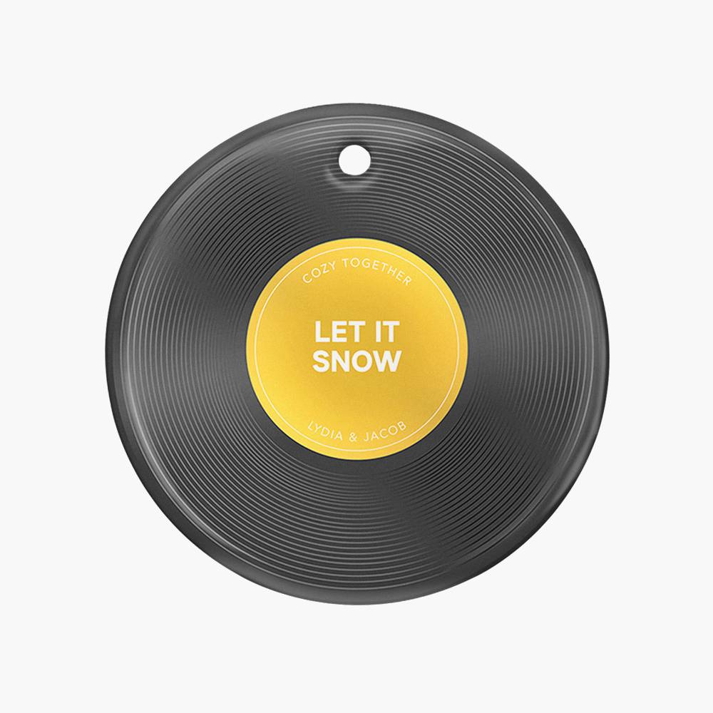 Music Memories Personalized Ceramic Ornament Set of Six-4 product photo