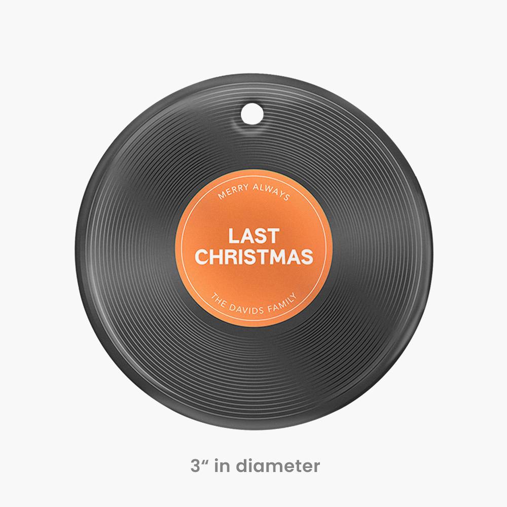 Music Memories Personalized Ceramic Ornament Set of Six-6 product photo
