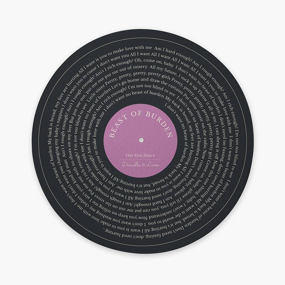 Music Memories Custom Slipmat-5 Music Memories Custom Slipmat-5 product photo