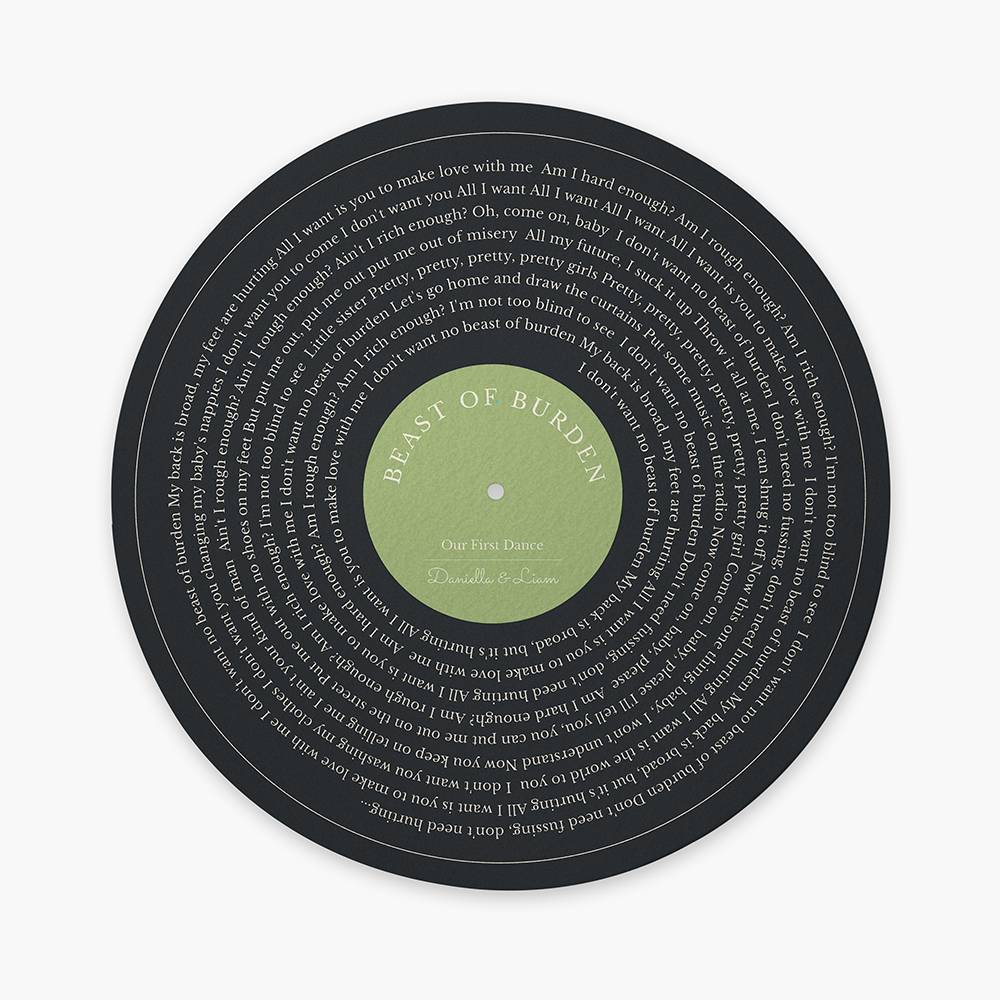 Music Memories Custom Slipmat-3 Music Memories Custom Slipmat-3 product photo