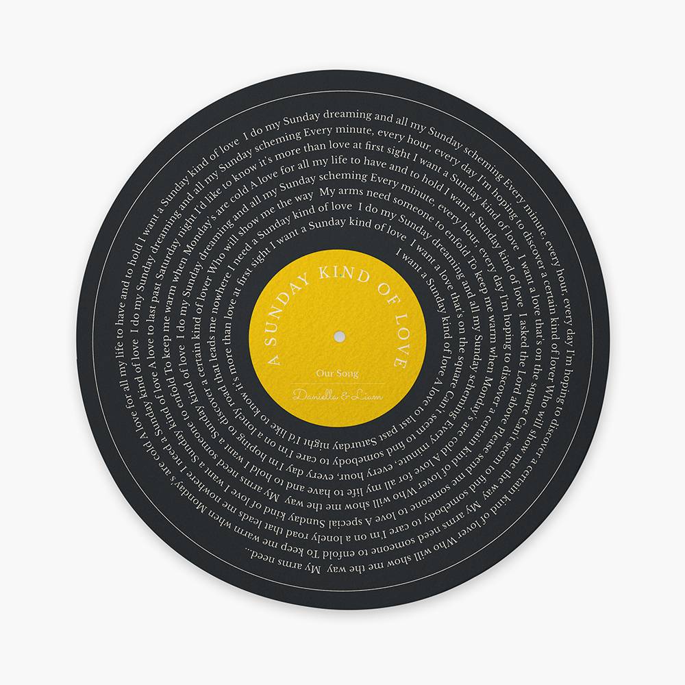 Music Memories Custom Slipmat-9 Music Memories Custom Slipmat-9 product photo